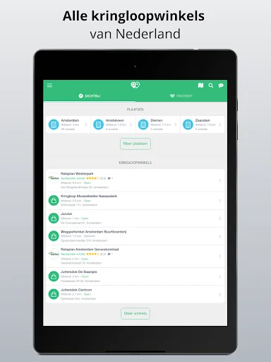 ดาวน์โหลด Kringloop App ล่าสุด – ค้นหาร้านขายของมือสองในเนเธอร์แลนด์และเบลเยียม - Screenshot 11