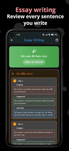 ดาวน์โหลด Engus English Write Right ล่าสุด – ฝึกเขียนภาษาอังกฤษฟรี - Screenshot 3