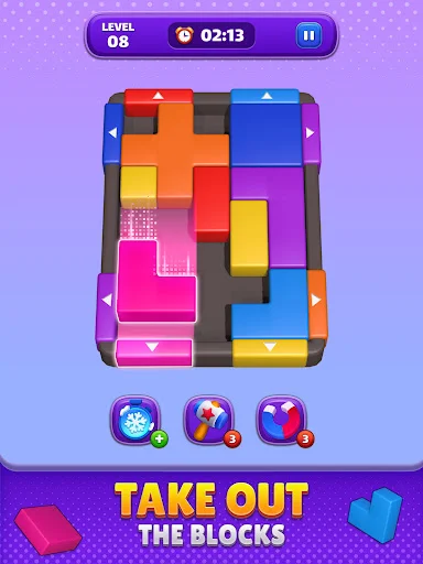 ดาวน์โหลด Block Slider: Color Jam ล่าสุด – เกมปริศนาบล็อกสุดท้าทายฟรี - Screenshot 8