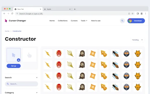 ดาวน์โหลด Mouse Cursor – Custom Cursor ล่าสุด – เปลี่ยนเมาส์ให้เป็นสไตล์คุณ ฟรี - Screenshot 4