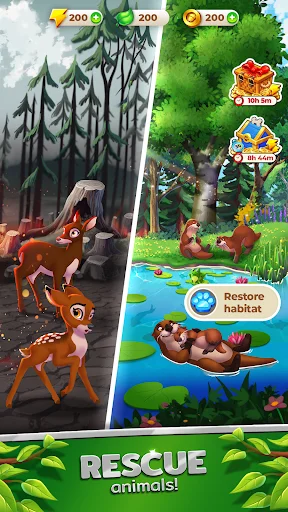 ดาวน์โหลด Longleaf Valley: Merge Game ล่าสุด – เกมผสานไอเทมรักษ์โลกฟรี - Screenshot 2