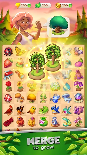ดาวน์โหลด Longleaf Valley: Merge Game ล่าสุด – เกมผสานไอเทมรักษ์โลกฟรี - Screenshot 1