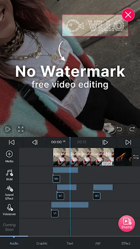 ดาวน์โหลด VLLO แอปตัดต่อวิดีโอ Vlog มือโปร ใช้งานง่าย ฟรี - Screenshot 1
