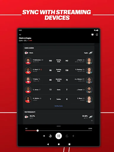 ดาวน์โหลดแอป ESPN ล่าสุด – ติดตามผลคะแนนและข่าวสารกีฬาแบบเรียลไทม์ฟรี - Screenshot 13