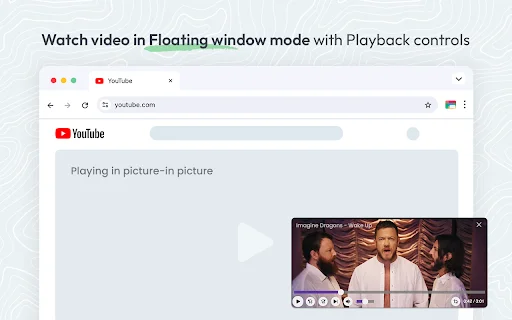 ดาวน์โหลด Picture in Picture ฟรี – รับชมวิดีโอแบบลอยบนทุกเว็บไซต์ - Screenshot 1