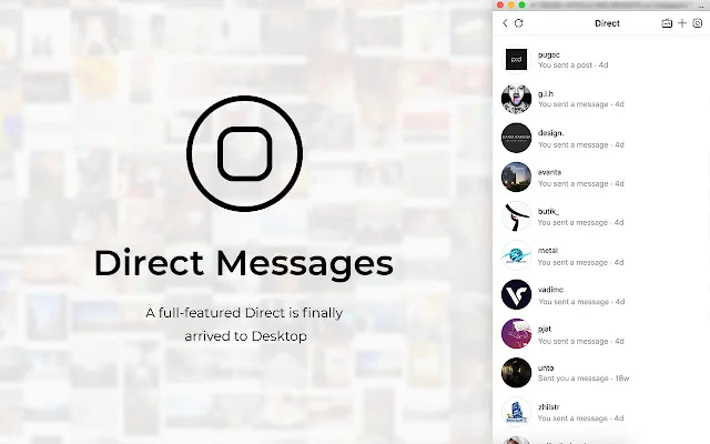 ดาวน์โหลด App for Instagram with DM ล่าสุด – เล่น IG บน Chrome ฟรี - Screenshot 2