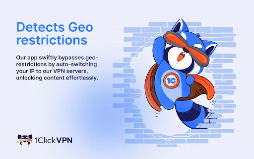 ดาวน์โหลด 1ClickVPN สำหรับ Chrome – VPN ฟรี ใช้งานง่าย ปลอดภัยที่สุด - Screenshot 4