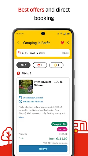 ดาวน์โหลด PiNCAMP Camping by ADAC ล่าสุด – ค้นหาและจองจุดกางเต็นท์ที่ดีที่สุด - Screenshot 4