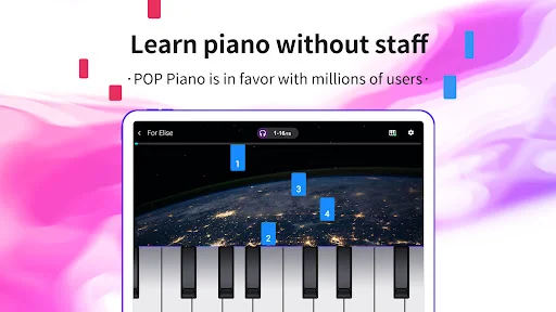 ดาวน์โหลด POP Piano ล่าสุด – ฝึกเล่นเปียโนง่ายๆ ที่บ้านได้ฟรี - Screenshot 6