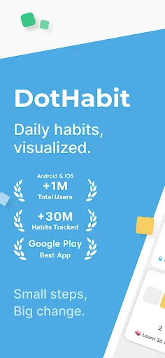 ดาวน์โหลด Habit Streak Tracker: DotHabit แอปสร้างนิสัยที่ดีที่สุด - Screenshot 1