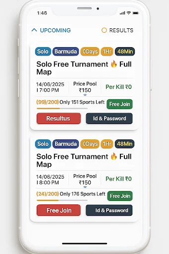 ดาวน์โหลด GT Battle – FFF Tournament App ล่าสุด – แข่งขันชิงรางวัลฟรี - Screenshot 1