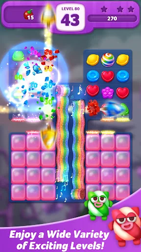ดาวน์โหลด Lollipop: Sweet Taste Match 3 ล่าสุด – เกมเรียงลูกกวาดฟรี - Screenshot 22