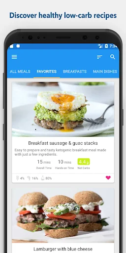 ดาวน์โหลด Keto Diet Tracker & Fasting – สูตรคีโตและนับแคลฟรี - Screenshot 3