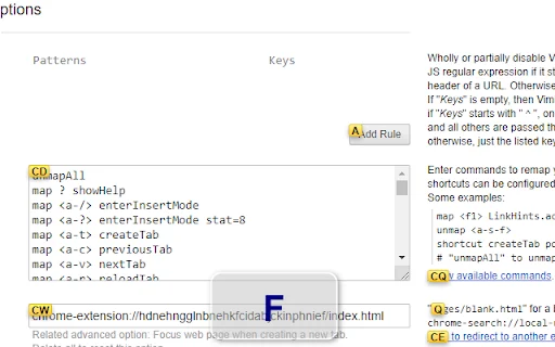 ดาวน์โหลด Vimium C – บราวเซอร์ผ่านคีย์บอร์ดที่รวดเร็วและทรงพลัง - Screenshot 1