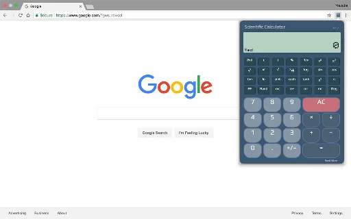 ดาวน์โหลด Scientific Calculator สำหรับ Chrome – เครื่องคิดเลขวิทยาศาสตร์ฟรี - Screenshot 2