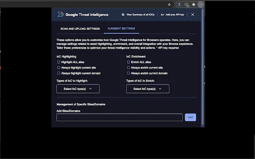 ดาวน์โหลด VT4Browsers + Google TI ล่าสุด – ส่วนขยายความปลอดภัยเบราว์เซอร์ - Screenshot 4