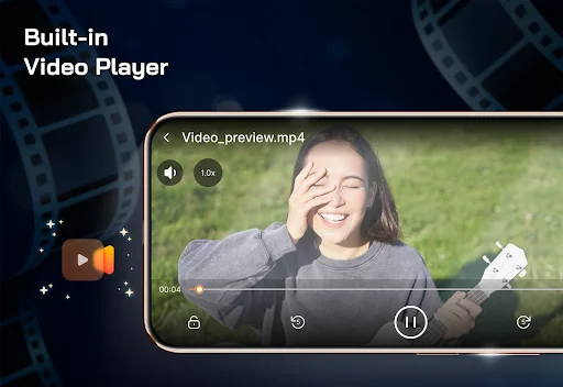 ดาวน์โหลด Video Downloader: Video Player ล่าสุด – ดูวิดีโอออฟไลน์ฟรี - Screenshot 4