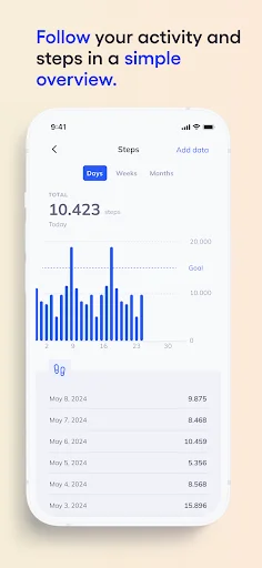 ดาวน์โหลด Beefit Tracker ล่าสุด – แอปติดตามสุขภาพอัตโนมัติฟรี - Screenshot 7