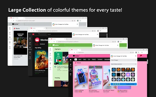ดาวน์โหลด Theme & Color Changer for YouTube – เปลี่ยนสี YouTube ฟรี - Screenshot 2