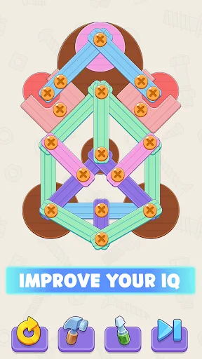 ดาวน์โหลด Screw It Out: Wood Puzzle เวอร์ชันล่าสุด – เกมไขปริศนาสุดสนุก - Screenshot 18
