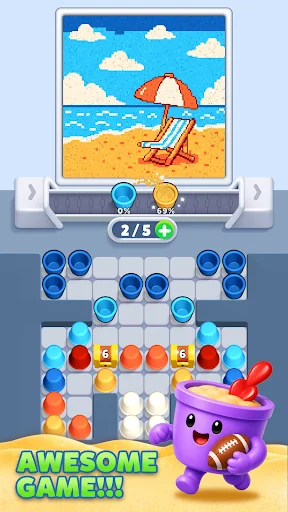 ดาวน์โหลด Sand Out: Color Sorting ล่าสุด – เกมเรียงทรายผ่อนคลายฟรี - Screenshot 7