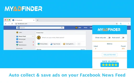 ดาวน์โหลด MY AD FINDER ล่าสุด – เครื่องมือดูโฆษณา Facebook ฟรี - Screenshot 2