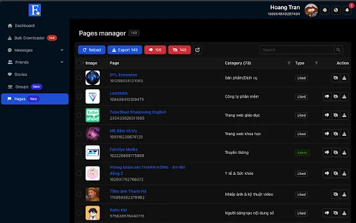 FB AIO ดาวน์โหลดส่วนขยายล่าสุด – เครื่องมือจัดการโซเชียลครบวงจรฟรี - Screenshot 3