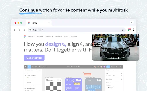 ดาวน์โหลด Picture in Picture ฟรี – รับชมวิดีโอแบบลอยบนทุกเว็บไซต์ - Screenshot 3
