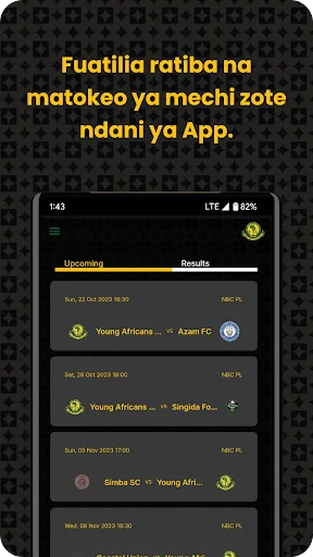 ดาวน์โหลด Yanga SC ล่าสุด – แอปเชียร์บอล Young Africans ฟรี - Screenshot 3