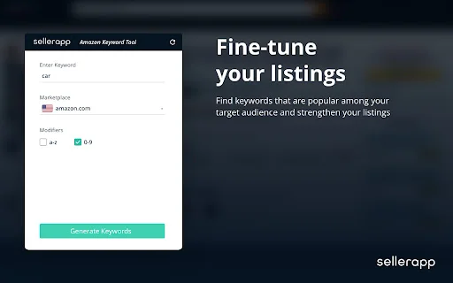 ดาวน์โหลด Amazon Keyword Tool โดย SellerApp – ค้นหาคีย์เวิร์ดฟรี - Screenshot 4