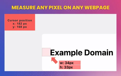 ดาวน์โหลด Pixel Measurement ล่าสุด – เครื่องมือวัดระยะพิกเซลบนหน้าจอฟรี - Screenshot 1