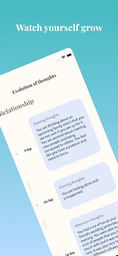 ดาวน์โหลด 6000 thoughts แอปบันทึกความคิดและโค้ชชีวิต AI ฟรี - Screenshot 5