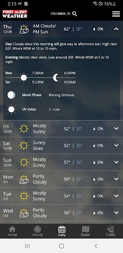 ดาวน์โหลดแอป WIS News 10 FirstAlert Weather ล่าสุด – พยากรณ์อากาศแม่นยำ ฟรี - Screenshot 3