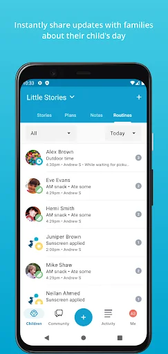 ดาวน์โหลด Storypark for Educators ล่าสุด – บันทึกการเรียนรู้เด็กฟรี - Screenshot 4