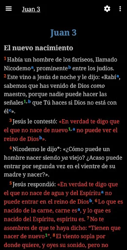 ดาวน์โหลด NBLA-Nueva Biblia d/L Américas ล่าสุด – แอปพระคัมภีร์ภาษาสเปนฟรี - Screenshot 5