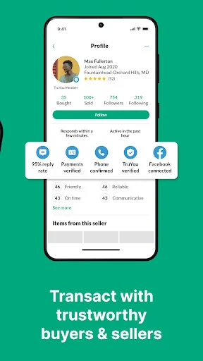 ดาวน์โหลด OfferUp แอปซื้อขายของมือสองยอดนิยม – ช้อปสินค้าราคาถูกวันนี้ - Screenshot 12