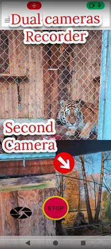 ดาวน์โหลด Dual Camera Video Recorder ล่าสุด – บันทึกวิดีโอหน้า-หลังพร้อมกัน - Screenshot 2