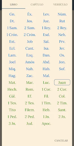 ดาวน์โหลด NBLA-Nueva Biblia d/L Américas ล่าสุด – แอปพระคัมภีร์ภาษาสเปนฟรี - Screenshot 2