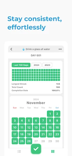 ดาวน์โหลด Habit Streak Tracker: DotHabit แอปสร้างนิสัยที่ดีที่สุด - Screenshot 4