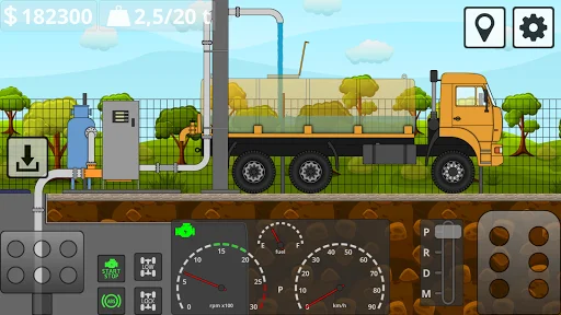 ดาวน์โหลด Mini Trucker – เกมจำลองรถบรรทุก 2D สุดมันส์ ล่าสุดฟรี - Screenshot 4