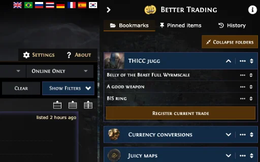 ดาวน์โหลด Better PathOfExile Trading – ส่วนขยายช่วยเทรดไอเทม PoE - Screenshot 1