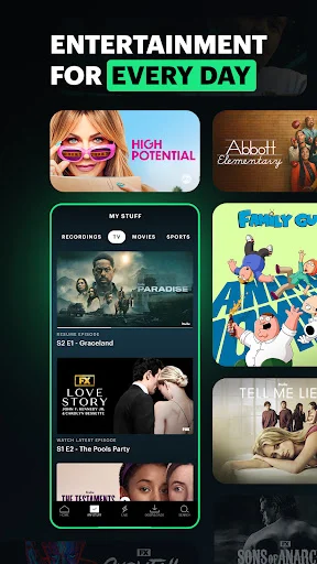 ดาวน์โหลด Hulu เวอร์ชันล่าสุด – รับชมซีรีส์และรายการสดแบบจุใจ - Screenshot 1