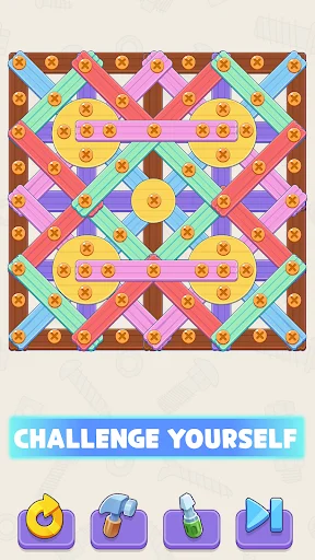 ดาวน์โหลด Screw It Out: Wood Puzzle เวอร์ชันล่าสุด – เกมไขปริศนาสุดสนุก - Screenshot 14