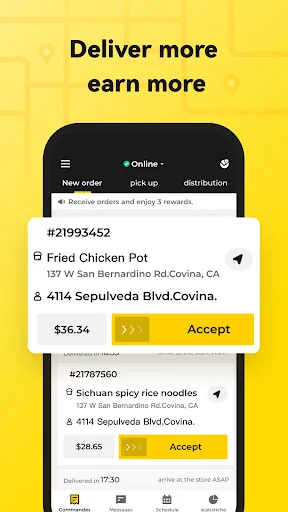 ดาวน์โหลด DeliveryPanda เวอร์ชันล่าสุด – สร้างรายได้เสริมส่งอาหารง่ายๆ - Screenshot 1