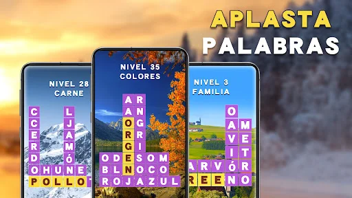 ดาวน์โหลด Aplasta Palabras ล่าสุด – เกมค้นหาคำศัพท์ ฝึกสมองฟรี - Screenshot 2