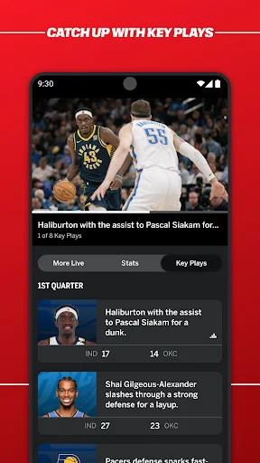 ดาวน์โหลดแอป ESPN ล่าสุด – ติดตามผลคะแนนและข่าวสารกีฬาแบบเรียลไทม์ฟรี - Screenshot 6