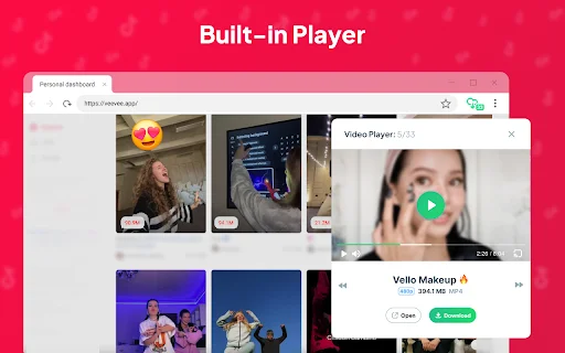 ดาวน์โหลด Video Downloader VeeVee ล่าสุด – บันทึกวิดีโอคุณภาพสูงฟรี - Screenshot 2